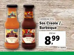 Lidl CARIBBEAN STYLE Sos Creole/ Barbeque Ofertă