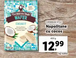 CARIBBEAN STYLE Napolitane cu cocos