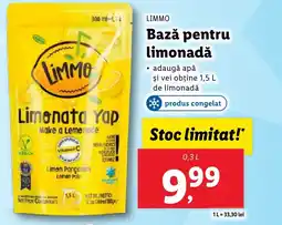 Lidl LIMMO Bază pentru limonadǎ Ofertă