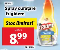 Lidl TRIUMF Spray curățare frigidere Ofertă