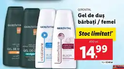 Lidl GEROVITAL Gel de duş bărbați / femei Ofertă