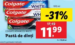 Lidl COLGATE ADVANCED WHITE Pastă de dinți Ofertă