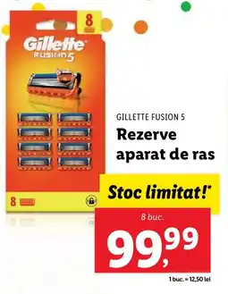 Lidl GILLETTE FUSION 5 Rezerve aparat de ras Ofertă