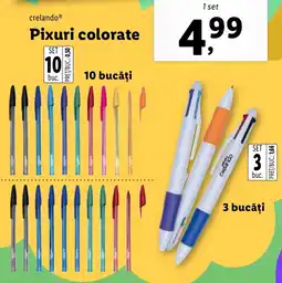 Lidl CRELANDO Pixuri colorate Ofertă