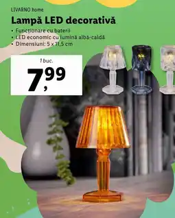 Lidl LIVARNO HOME Lampă LED decorativă Ofertă