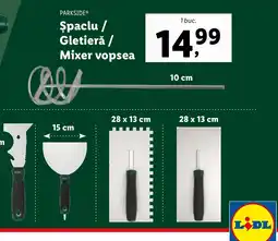 Lidl PARKSIDE Spaclu / Gletierǎ / Mixer vopsea Ofertă