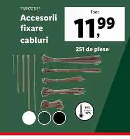 Lidl PARKSIDE Accesorii fixare cabluri Ofertă