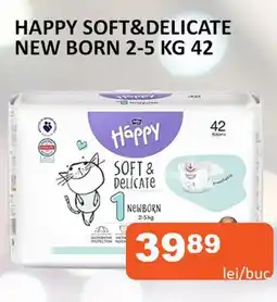 Unicarm HAPPY Soft&Delicate New Born Ofertă