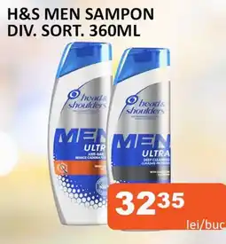 Unicarm H&S MEN Sampon div sort Ofertă