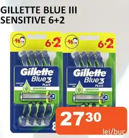 Unicarm GILLETTE BLUE III Sensitive 6+2 Ofertă