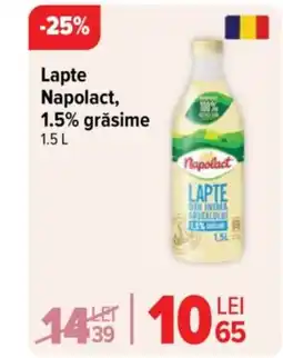 Carrefour Market Lapte NAPOLACT 1.5% grăsime Ofertă