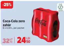 Carrefour Market COCA-COLA zero zahăr Ofertă