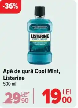 Carrefour Market Apă de gură Cool Mint, LISTERINE Ofertă