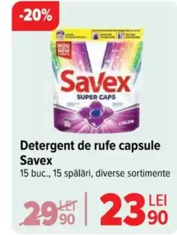 Carrefour Market Detergent de rufe capsule SAVEX Ofertă