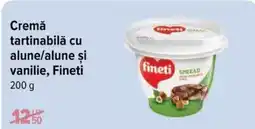 Carrefour Cremă tartinabilă cu alune/alune şi vanilie, FINETI Ofertă