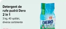 Carrefour Detergent de rufe pudră DERO 2în 1 Ofertă