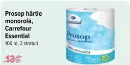 Carrefour Prosop hârtie monorolă, CARREFOUR ESSENTIAL Ofertă