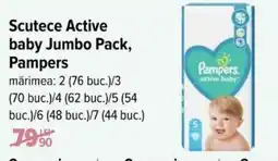 Carrefour Scutece Active Baby Jumbo Pack, PAMPERS Ofertă