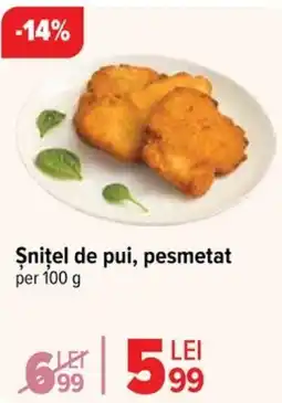 Carrefour Şnițel De Pui, Pesmetat Ofertă
