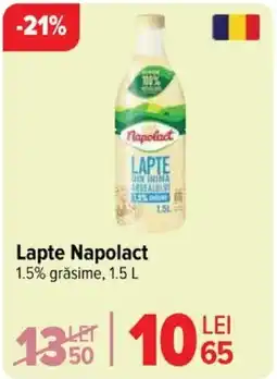 Carrefour Lapte NAPOLACT Ofertă
