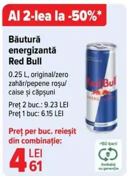 Carrefour Băutură Energizantă RED BULL Ofertă
