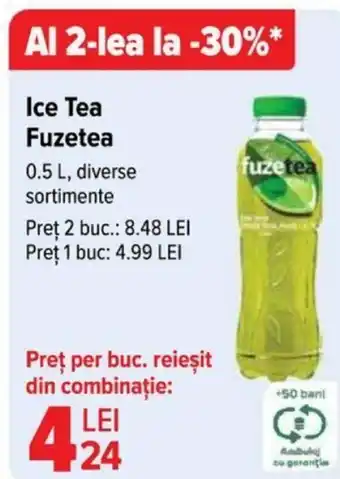 Carrefour Ice Tea FUZETEA Ofertă