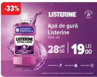 Carrefour Apă De Gură LISTERINE Ofertă