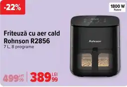 Carrefour Friteuză Cu Aer Cald ROHNSON R2856 Ofertă