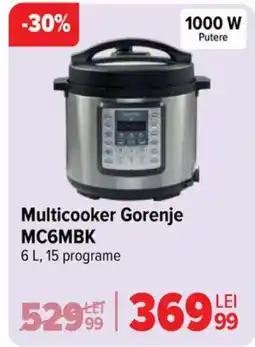 Carrefour Multicooker Gorenje MC6MBK Ofertă