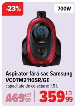 Carrefour Aspirator Fără Sac SAMSUNG VC07M2110SR/GE Ofertă