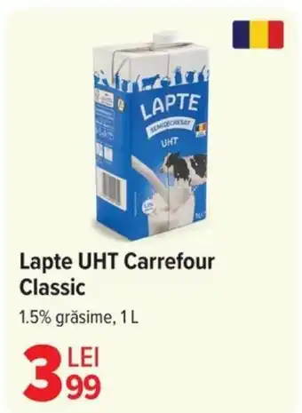 Carrefour Lapte UHT Carrefour Classic Ofertă