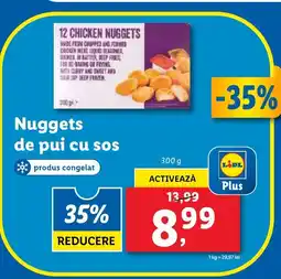 Lidl Nuggets de pui cu sos Ofertă