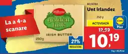 Lidl MILBONA Unt irlandez Ofertă