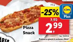Lidl Pizza Snack Ofertă