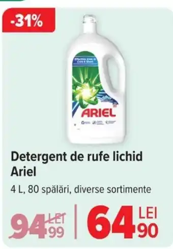 Carrefour Detergent De Rufe Lichid ARIEL Ofertă
