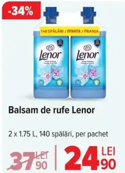 Carrefour Balsam De Rufe LENOR Ofertă