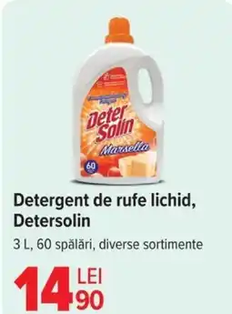 Carrefour Detergent De Rufe Lichid, DETERSOLIN Ofertă