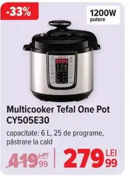 Carrefour Multicooker TEFAL One Pot CY505E30 Ofertă