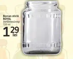 Supeco Borcan sticlă ROYAL Ofertă