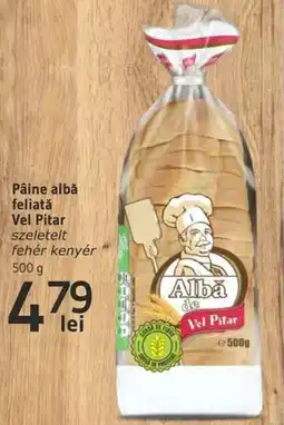 Supeco Pâine albǎ feliată Vel Pitar Ofertă