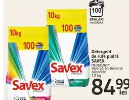 Supeco Detergent de rufe pudră SAVEX Ofertă