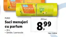 Lidl PURIO Saci menajeri cu parfum Ofertă