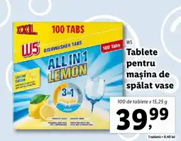Lidl W5 Tablete pentru maşina de spălat vase Ofertă