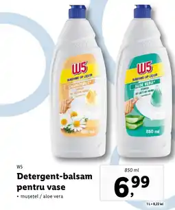 Lidl W5 Detergent-balsam pentru vase Ofertă
