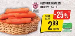 Mega Image Gusturi Româneşti Morcovi, cal. ii Ofertă