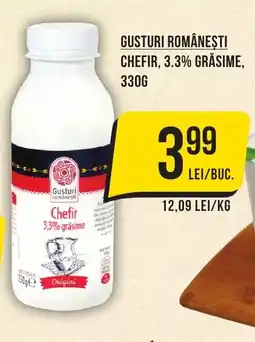 Mega Image GUSTURI ROMANESTI Chefir, 3.3% Grăsime Ofertă