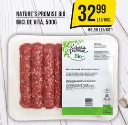 Mega Image NATURE'S PROMISE BIO Mici De Vita Ofertă