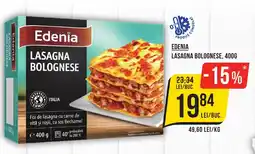Mega Image EDENIA Lasagna Bolognese Ofertă