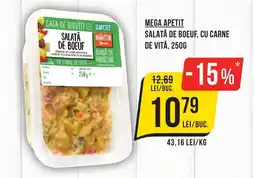 Mega Image MEGA APETIT Salata De Boeuf, Cu Carne De Vita Ofertă