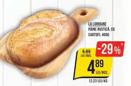 La lorraine pâine rustică, cu cartofi